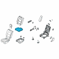 OEM 2022 Ford Escape PAD - REAR SEAT CUSHION Diagram - LJ6Z-7863840-F