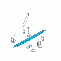 OEM Chevrolet Silverado 3500 HD Leaf Spring Diagram - 25836976