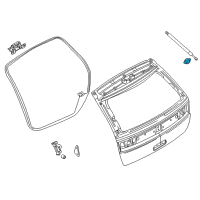 OEM 2014 Ford Edge Support Cylinder Stud Diagram - -W706307-S438