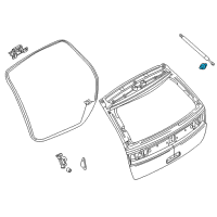 OEM 2009 Lincoln MKX Support Cylinder Stud Diagram - -W706307-S438