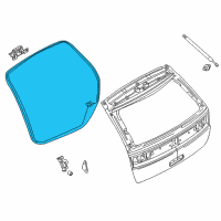 OEM 2008 Ford Edge Weatherstrip Diagram - 8T4Z-78404A06-A