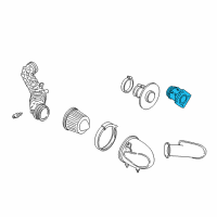 OEM 1998 Lincoln Continental Air Mass Sensor Diagram - F6UZ-12B579-YRM
