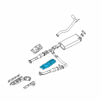 OEM 2007 Nissan Armada INSULATOR-Heat, Front Floor LH Diagram - 74753-7S000