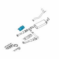 OEM 2004 Infiniti QX56 INSULATOR-Heat, Front Floor RH Diagram - 74752-7S000