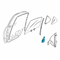 OEM 2001 Nissan Altima Window Motor Diagram - 82730-0Z400