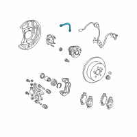 OEM 2008 Toyota Sienna Brake Hose Diagram - 90080-94190