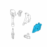 OEM Nissan Rogue Blank Engine Control Module Diagram - 23703-4BC0A