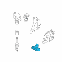 OEM Nissan Rogue Crankshaft Position Sensor Diagram - 23731-4BB0A