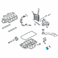 OEM Ford Oil Filter Diagram - GR3Z-6731-A