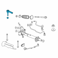 OEM Buick Outer Tie Rod Diagram - 13272002