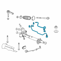 OEM 2012 Buick LaCrosse Pipe Kit-Steering Gear Diagram - 13271034