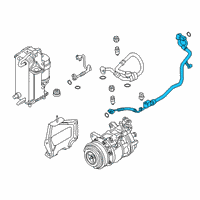 OEM BMW 640i xDrive Gran Turismo REFRIGERANT LINE, DUAL LINE Diagram - 64-53-9-362-756