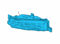 OEM 2020 BMW X5 Front Fog Lamp, Led, Left Diagram - 63-17-7-406-365