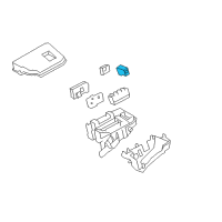 OEM 2012 Toyota Corolla Fuse Holder Diagram - 82631-12090