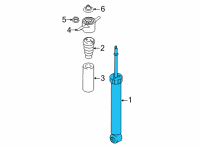 OEM 2019 Kia Niro EV Shock Absorber Assembly Diagram - 55307Q4010