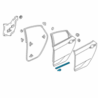 OEM 2021 Honda Insight SEAL, RR. DR (LOWER) Diagram - 72828-TXM-A01