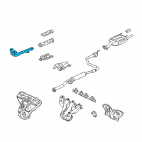 OEM 2000 Honda Civic Pipe A, Exhuast Diagram - 18210-S04-A91