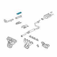 OEM 2000 Honda Civic Cover (Upper) Diagram - 18182-P2P-A00