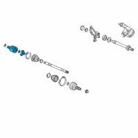 OEM 2020 Honda Passport JOINT, INBOARD Diagram - 44310-T6Z-A11