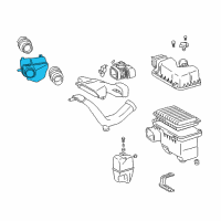 OEM Toyota Sienna Upper Resonator Diagram - 17893-0P050