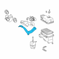 OEM Toyota Sienna Air Inlet Diagram - 17751-0P070