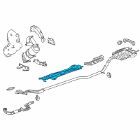 OEM 2017 Chevrolet Volt Heat Shield Diagram - 23296805