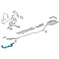 OEM Chevrolet Volt Front Pipe Diagram - 84405696