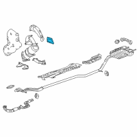 OEM 2016 Chevrolet Volt Converter Gasket Diagram - 12667446