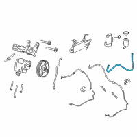 OEM 2015 Ford Transit-350 HD Reservoir Hose Diagram - CK4Z-3A713-D