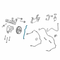 OEM 2016 Ford Transit-150 Power Steering Suction Hose Diagram - CK4Z-3691-A