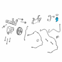 OEM 2019 Ford Transit-150 Power Steering Pump Reservoir Diagram - CK4Z-3E764-C