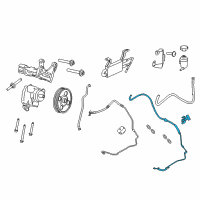 OEM Ford Transit-350 HD Return Hose Diagram - CK4Z-3A713-E