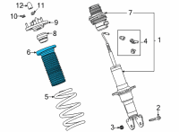 OEM 2020 Chevrolet Corvette Upper Insulator Diagram - 84661110