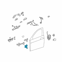 OEM 2004 Honda Accord Hinge, Right Front Door (Lower) Diagram - 67420-SDN-A01ZZ