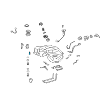 OEM Lexus LS600h Fuel Pump Assembly W/Filter Diagram - 23220-38050