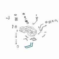OEM 2016 Lexus LS600h Band Sub-Assembly, Fuel Diagram - 77601-50030
