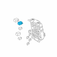 OEM Kia FLASHER Module-Turn Diagram - 955501E000