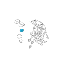 OEM 2006 Hyundai Tiburon Relay Assembly-Power Diagram - 95225-2D000