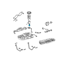 OEM 2006 Toyota Tundra Fuel Sending Unit Diagram - 232210F020