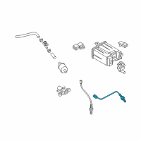 OEM Infiniti QX50 Rear Heated Oxygen Sensor Diagram - 226A0-ET000