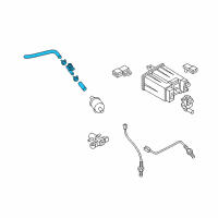 OEM 2013 Infiniti M56 Hose Assy-Evaporation Control Diagram - 14912-1MA4A