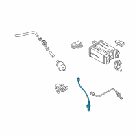 OEM 2014 Infiniti Q70 Air Fuel Ratio Sensor Diagram - 22693-1MC0B