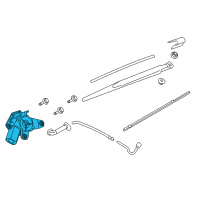 OEM 2020 Nissan Rogue Motor Rear Windshield WIPER Diagram - 28710-4BA0C