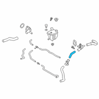 OEM 2021 Toyota Corolla Connector Hose Diagram - 16573-37020