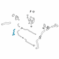 OEM 2021 Toyota Corolla Overflow Hose Diagram - 16261-37160