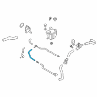 OEM Toyota Corolla By-Pass Hose Diagram - 16267-37100