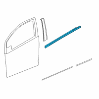 OEM Chevrolet Spark Belt Weatherstrip Diagram - 42574268