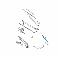 OEM 2007 Nissan Xterra Hose-Washer Diagram - 28935-EA010