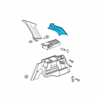 OEM 2007 Dodge Magnum Panel-D Pillar Diagram - UM04BD1AE