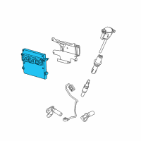 OEM 2009 Ford F-150 ECM Diagram - 9L3Z-12A650-BCB